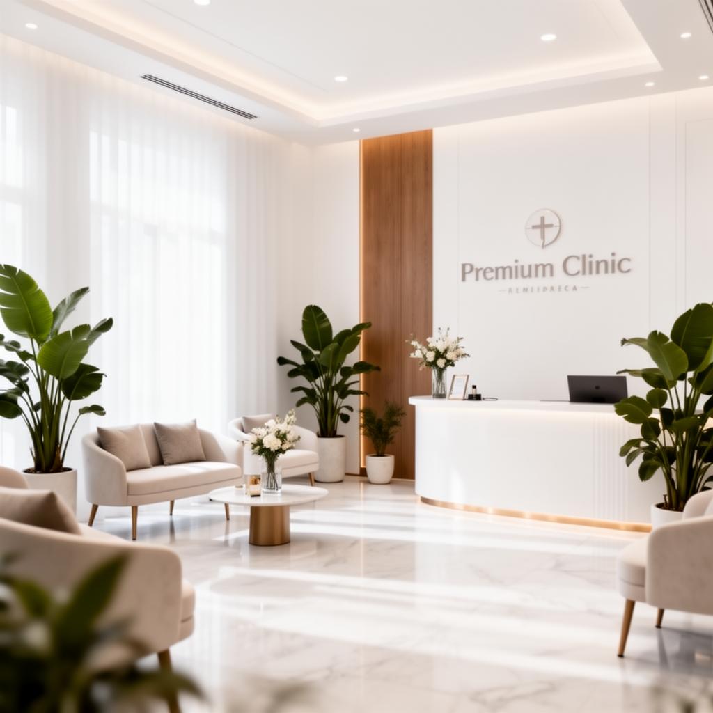 Modern premium clinic interior